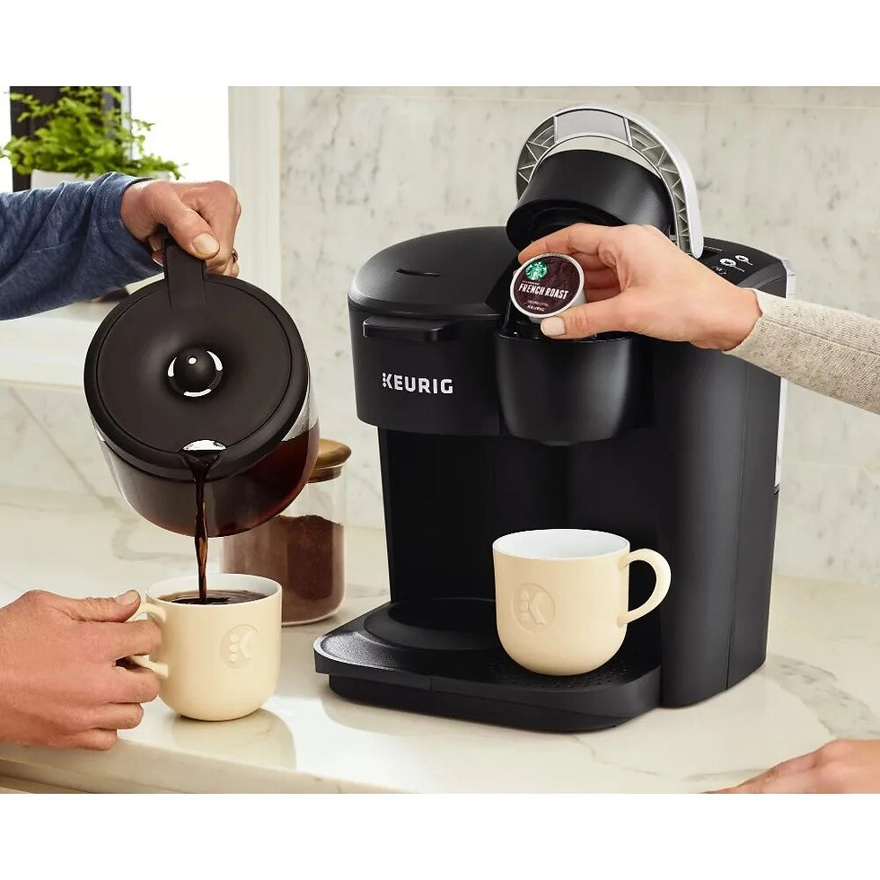 Thumbnail: K-Duo Essentials Black Single-Serve K-Cup Pod Coffee Maker
