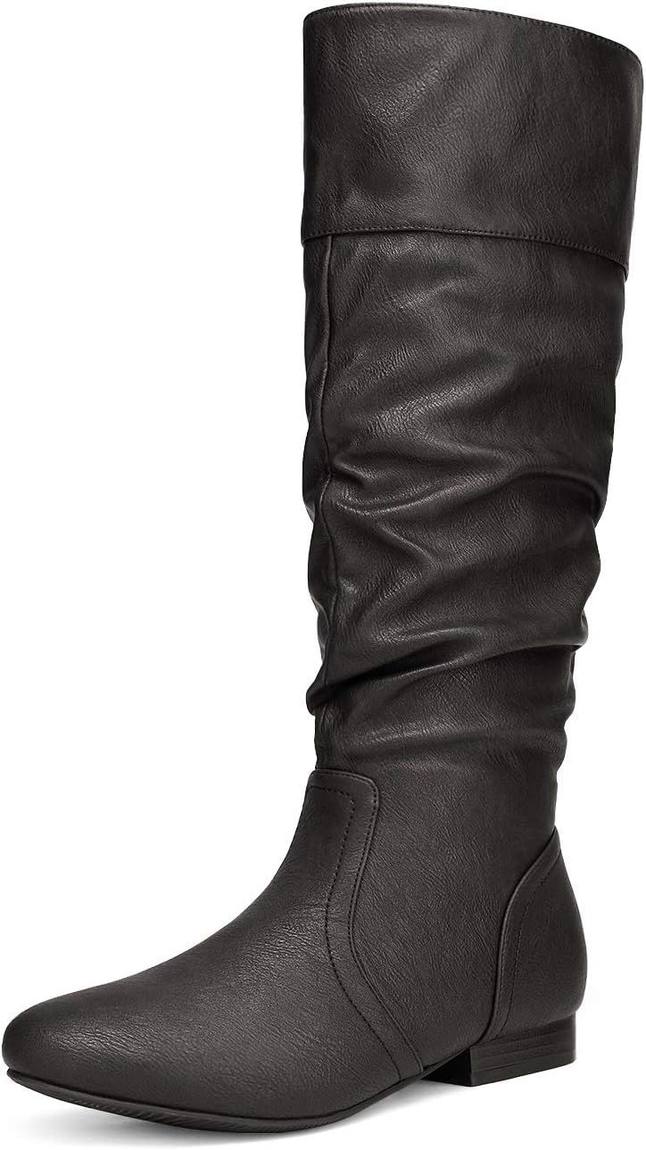Miniature :  DREAM PAIRS Women's Knee High Pull On Fall Weather Winter Boots

