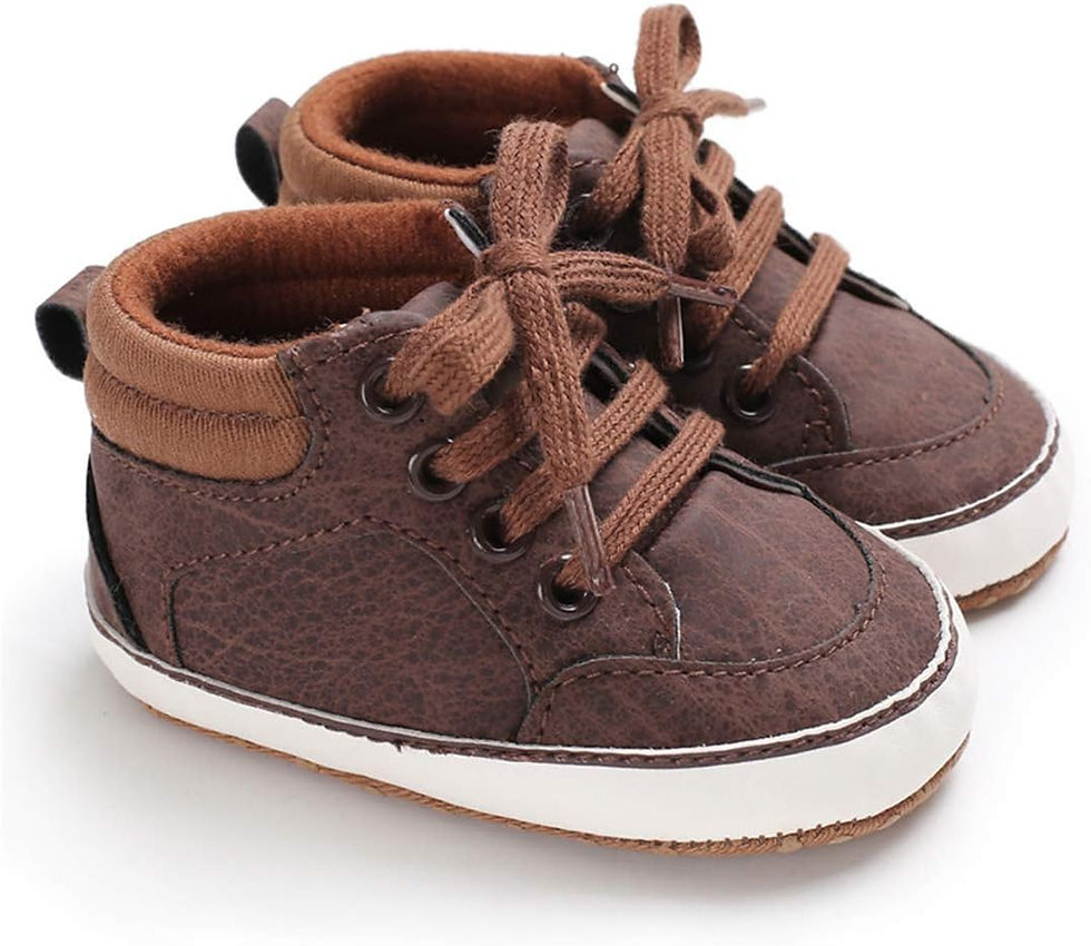 Miniatura: CENCIRILY Baby Boys Girls High Top Sneakers Soft Soles Anti Skid Infant Ankle S