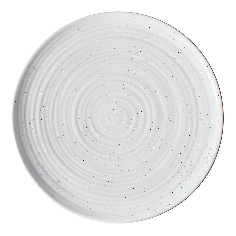 Thumbnail: Better Homes & Gardens- Abott White Round Stoneware 16-Piece Dinnerwar
