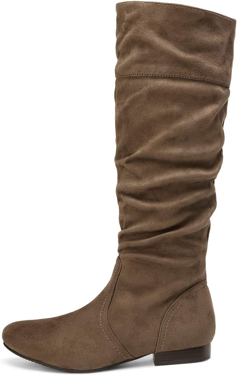 Thumbnail:  DREAM PAIRS Women's Knee High Pull On Fall Weather Winter Boots
