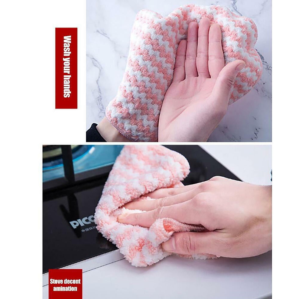Thumbnail: 10PCS Kitchen Dish Towels, Kitchen Towels and Dishcloths Set,Dish Clot