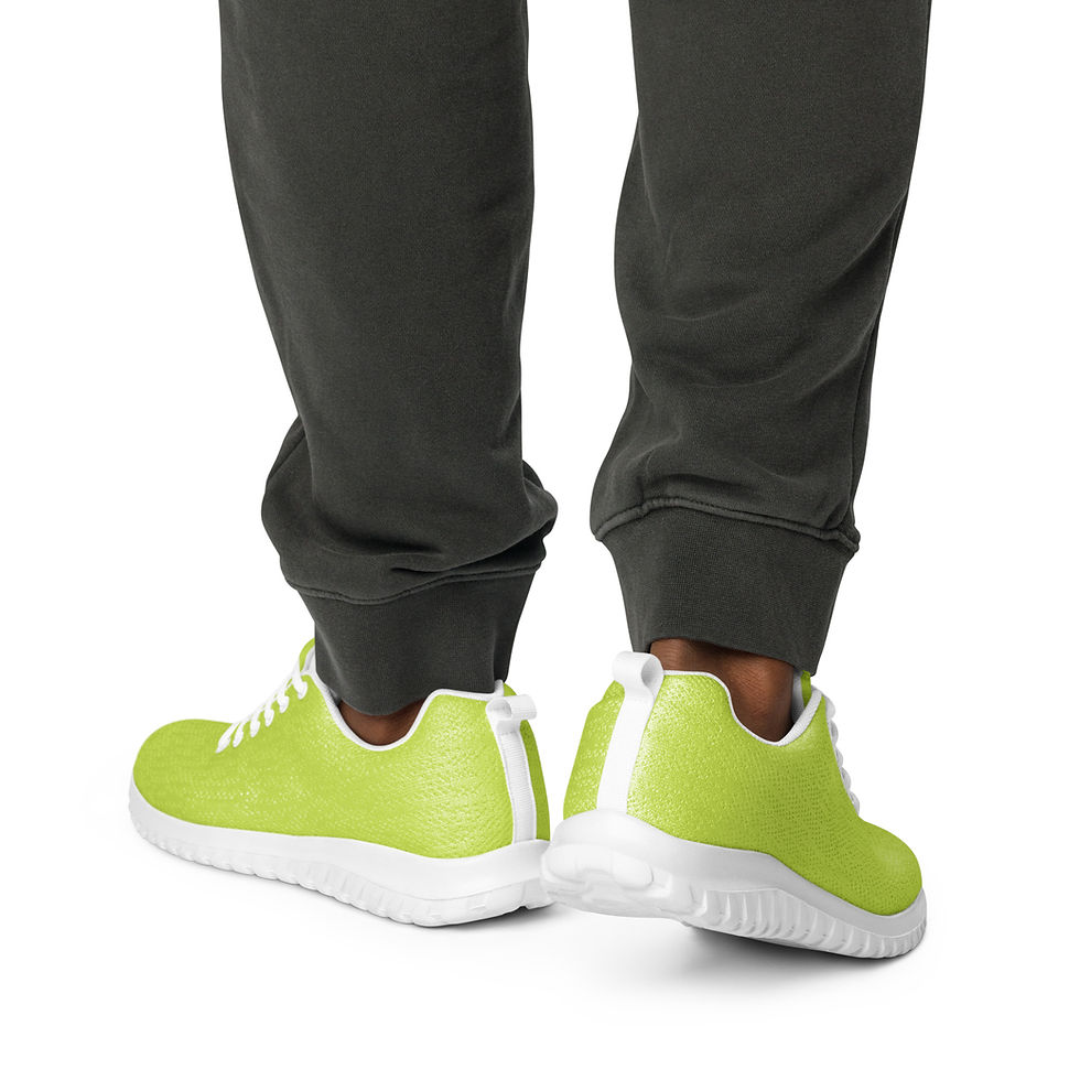 Thumbnail: Men’s Lime Green athletic BTE Sneakers
