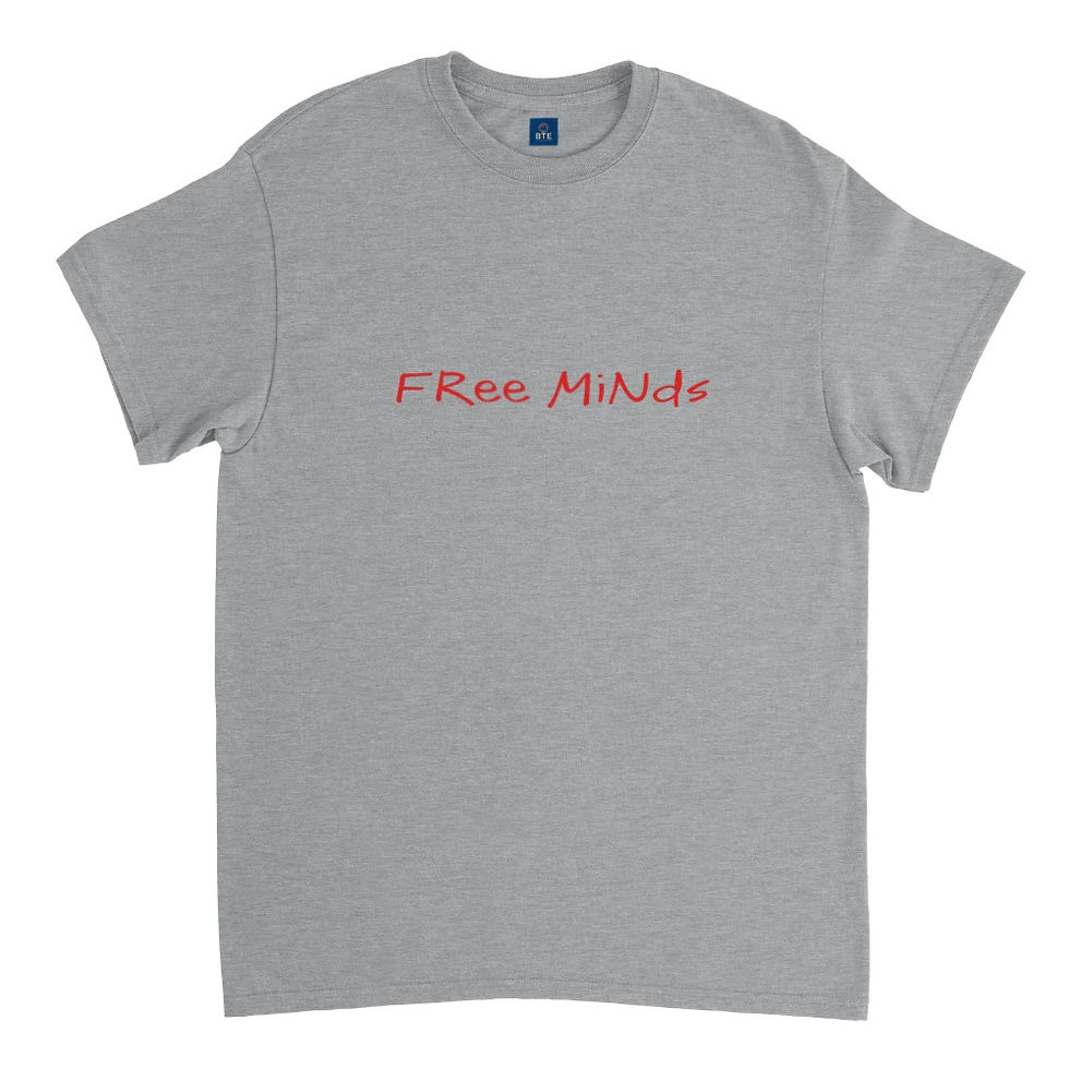 Thumbnail: Free minds Crewneck T-shirt