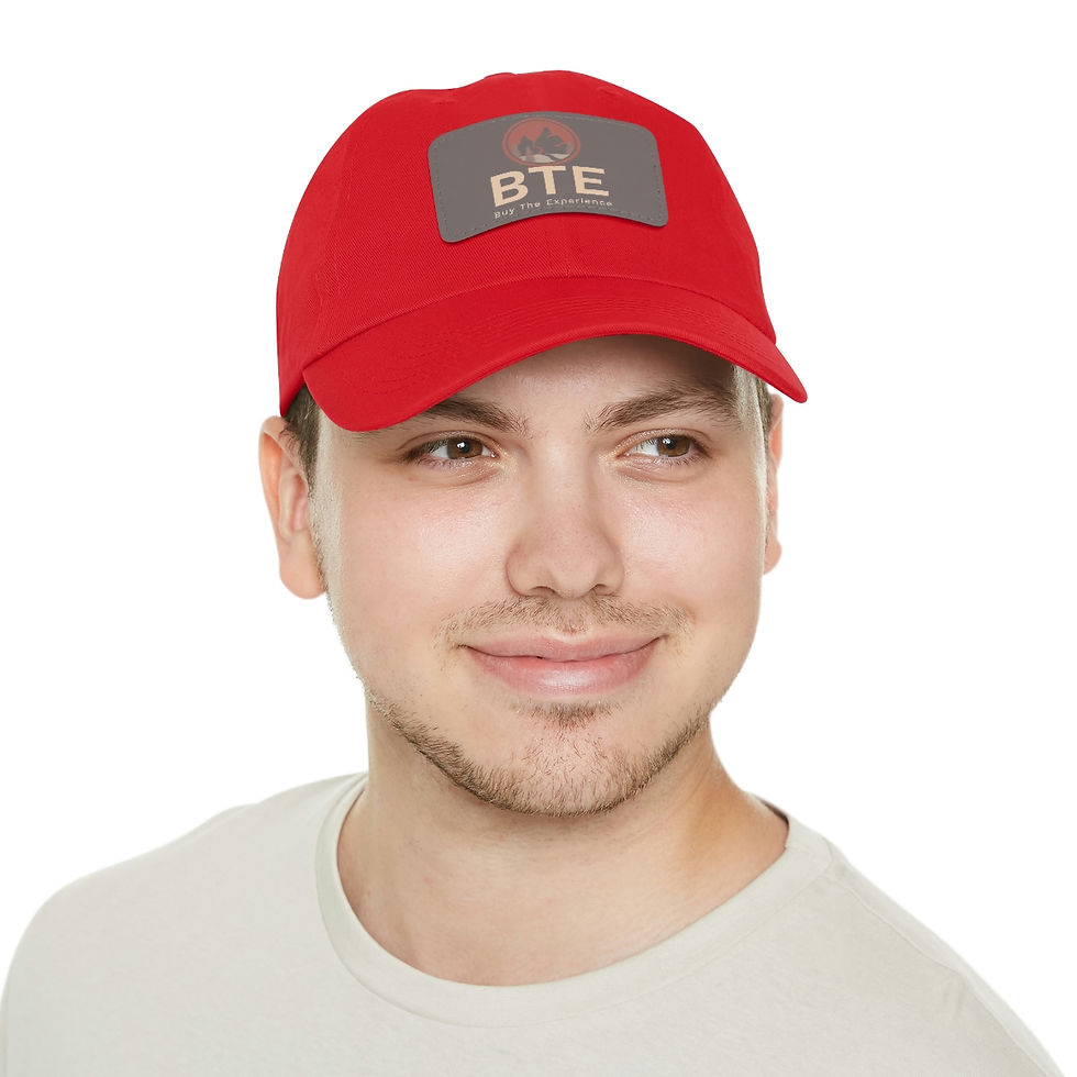 Thumbnail: Dad Hat with Leather Patch