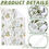 Thumbnail: Bencailor 4 Pcs Sunflower Kitchen Towels Summer Sea Beach Flower Floral Cow Kit