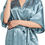 Miniatura: CuteOn Kids Girl's Satin Silky Kimono Robe for Spa Wedding Birthday Party Gifts