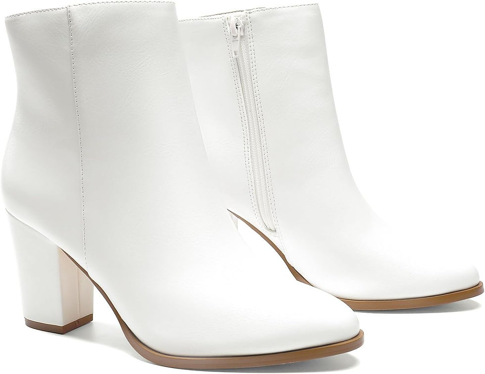 Thumbnail: DREAM PAIRS Women's Ankle Boots Chunky Block Heel Booties