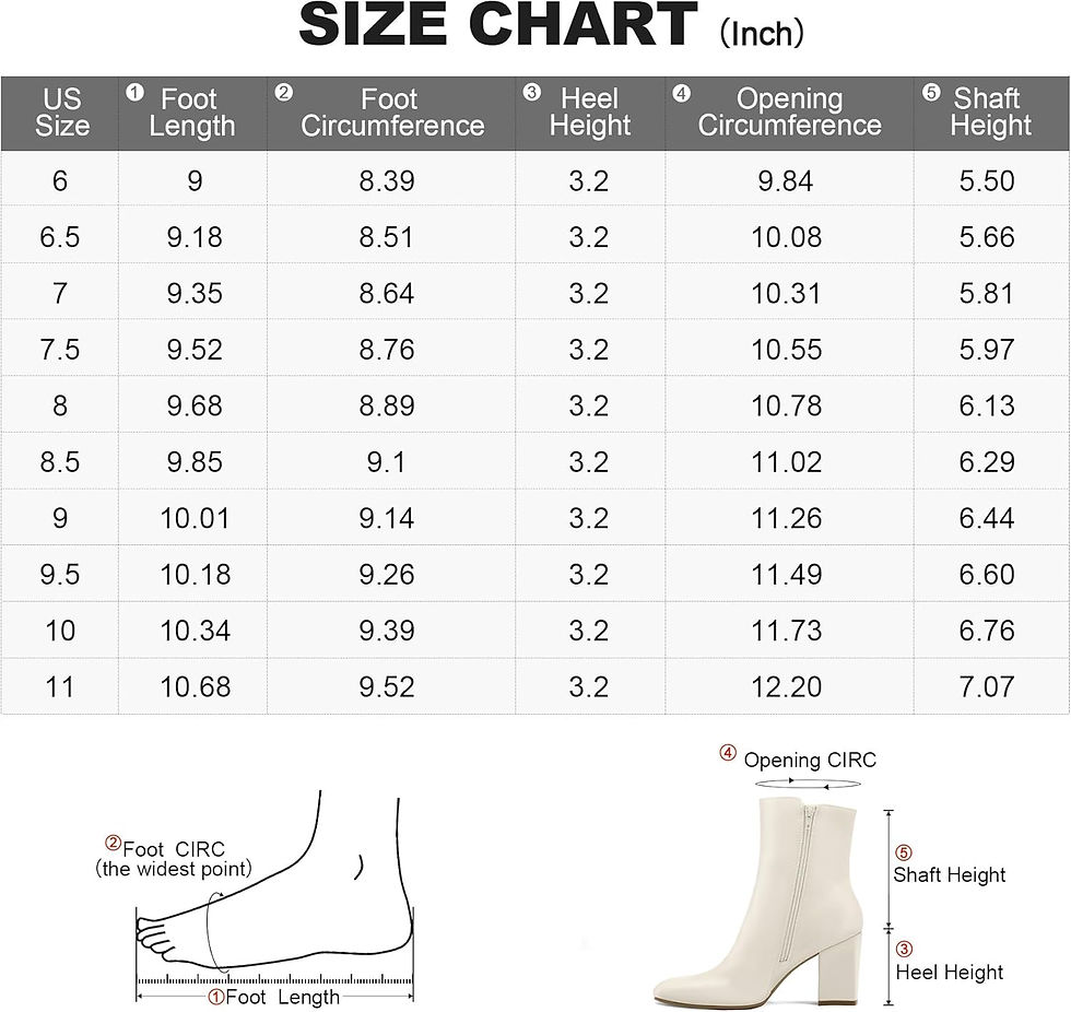 Miniaturbild: mysoft Women's GoGo Ankle Boots Square Toe Side Zipper Chunky Block Heel Mid Ca

