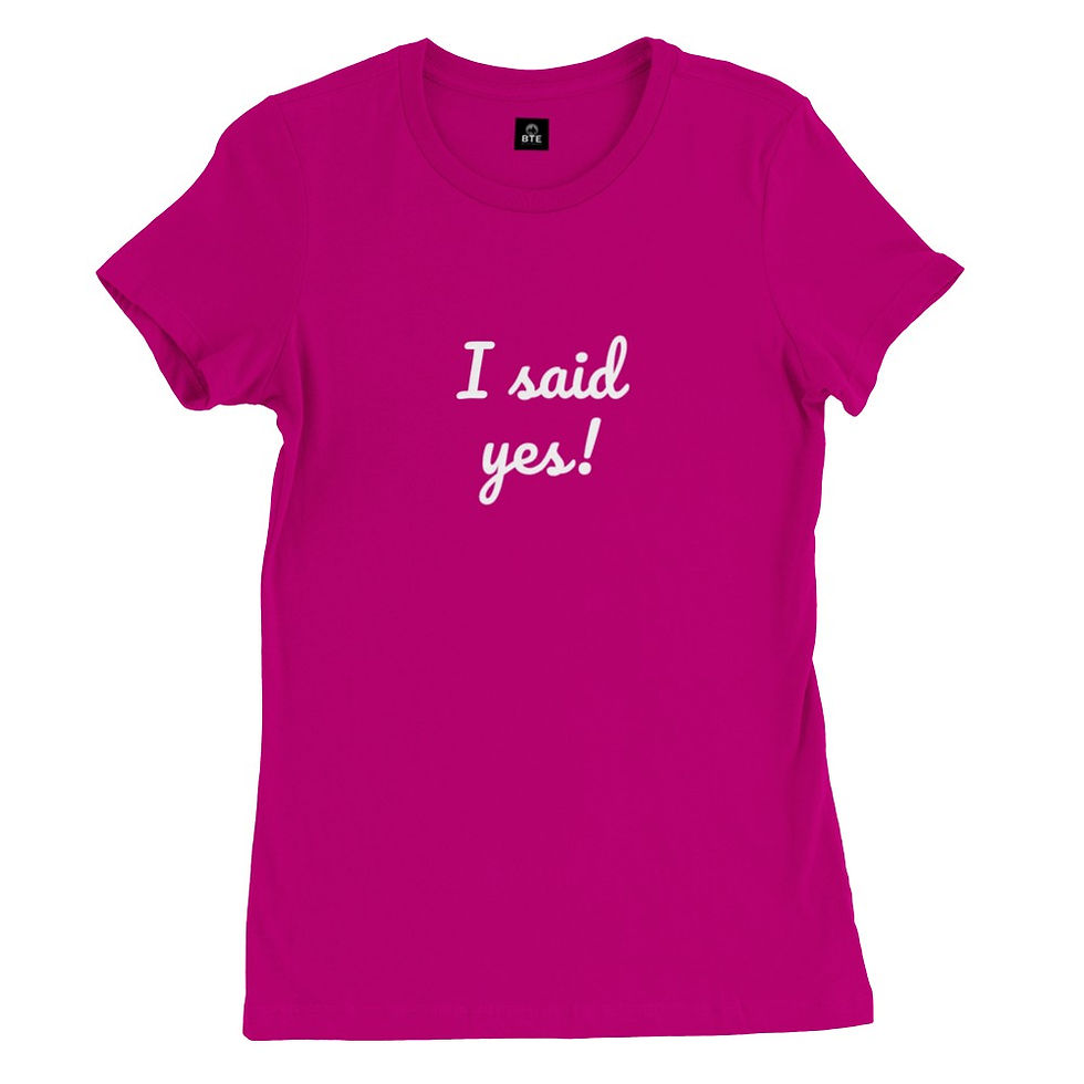 Thumbnail: I said yes Premium Womens Crewneck BTE -shirt