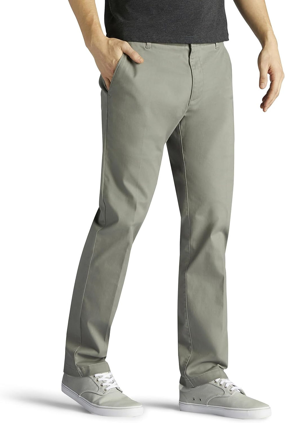 Thumbnail: Lee Mens Extreme Motion Flat Front Slim Straight Pant