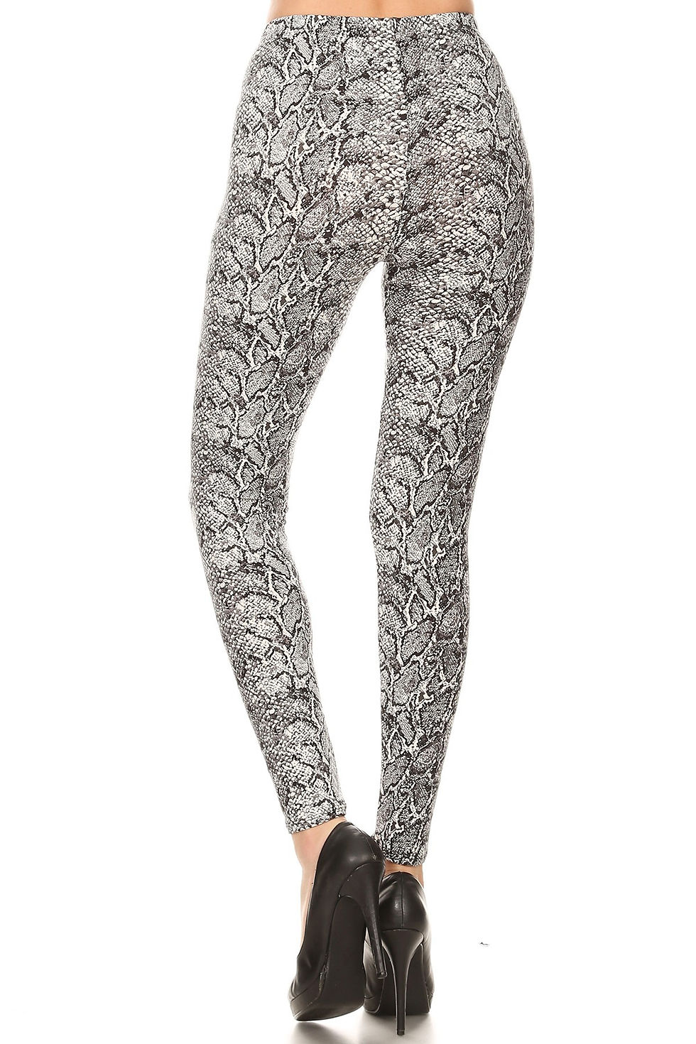 Miniature : Snakeskin Print, Full Length, High Waisted Leggings In A Fitted Style With A...