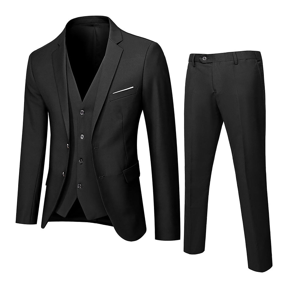 Thumbnail: Men Blazers 3 Pieces Sets