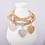 Miniatura: SILANER Crystal Charms Multilayer Bracelets - 3PCS Gold/Silver/Rose Gold Corn C