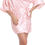Miniatura: CuteOn Kids Girl's Satin Silky Kimono Robe for Spa Wedding Birthday Party Gifts