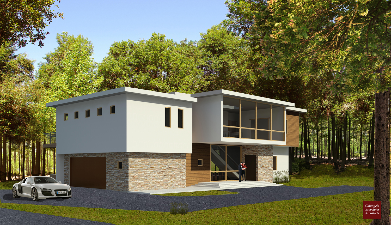 Contemporary home design-Connecticut