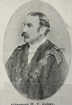 Henry Thomas Cobay 1887- 1896 took over as mayor when B  Horton Died, 1897.png