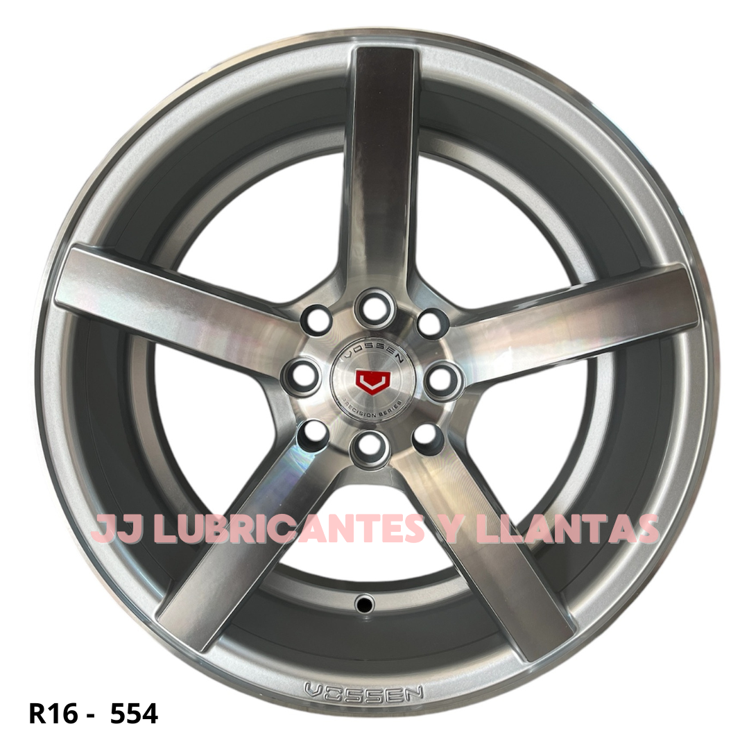 Juego DE RIN 16" DE LUJO (16X7,5 8X100/114,3) SMF CRW 554 JUEGO DE 4 RINES