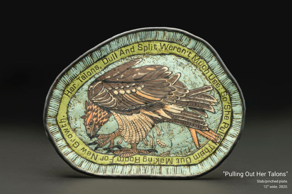 “Pulling Out Her Talons” Wayfinding Series - Lisa Naples