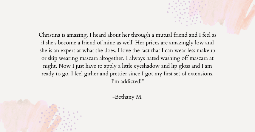 Christina is amazing. I heard about her 