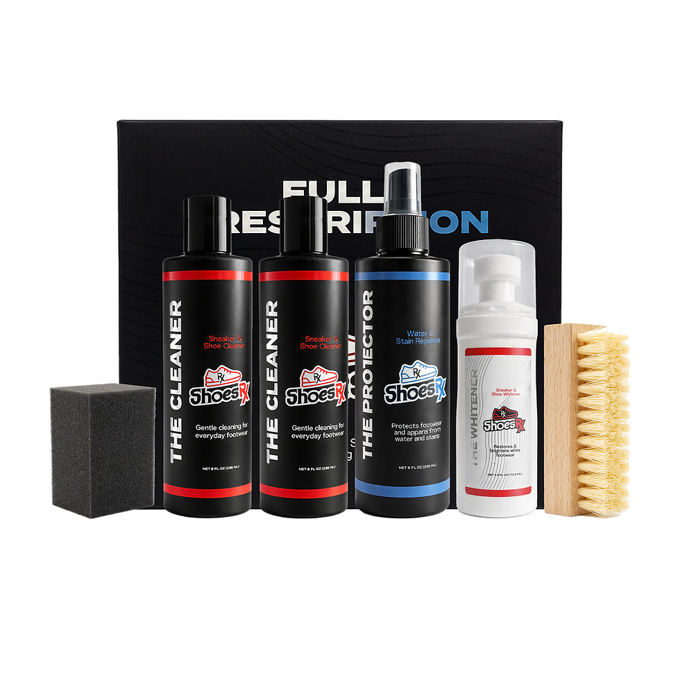 Thumbnail: Full Prescription Shoe Cleaner Kit Box and Inside Contents