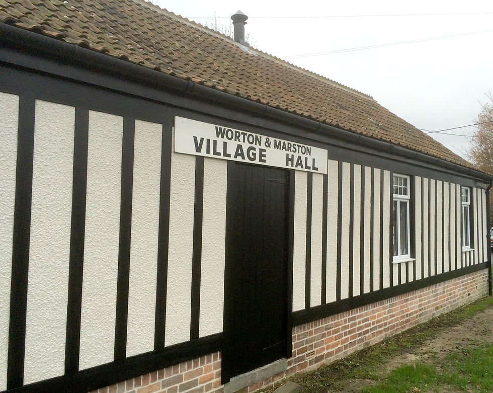 rendering village worton hall