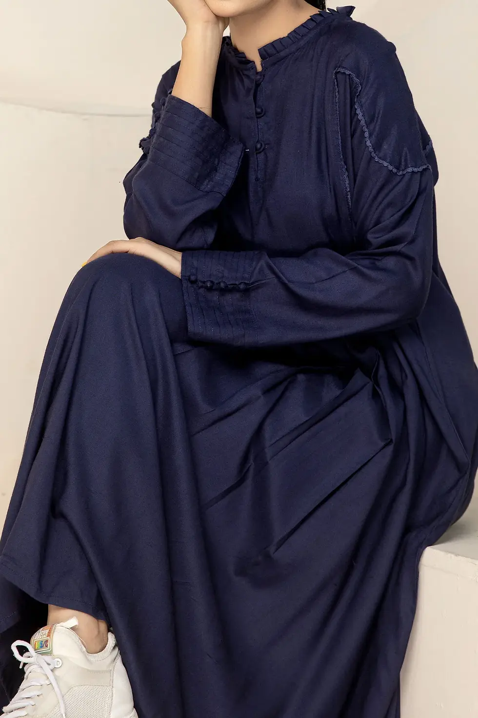 Thumbnail: 1PIECE LINEN KURTA | LELK-20 Blue