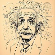 ai created image of Albert Einstein to illustrate concept of Heroes
