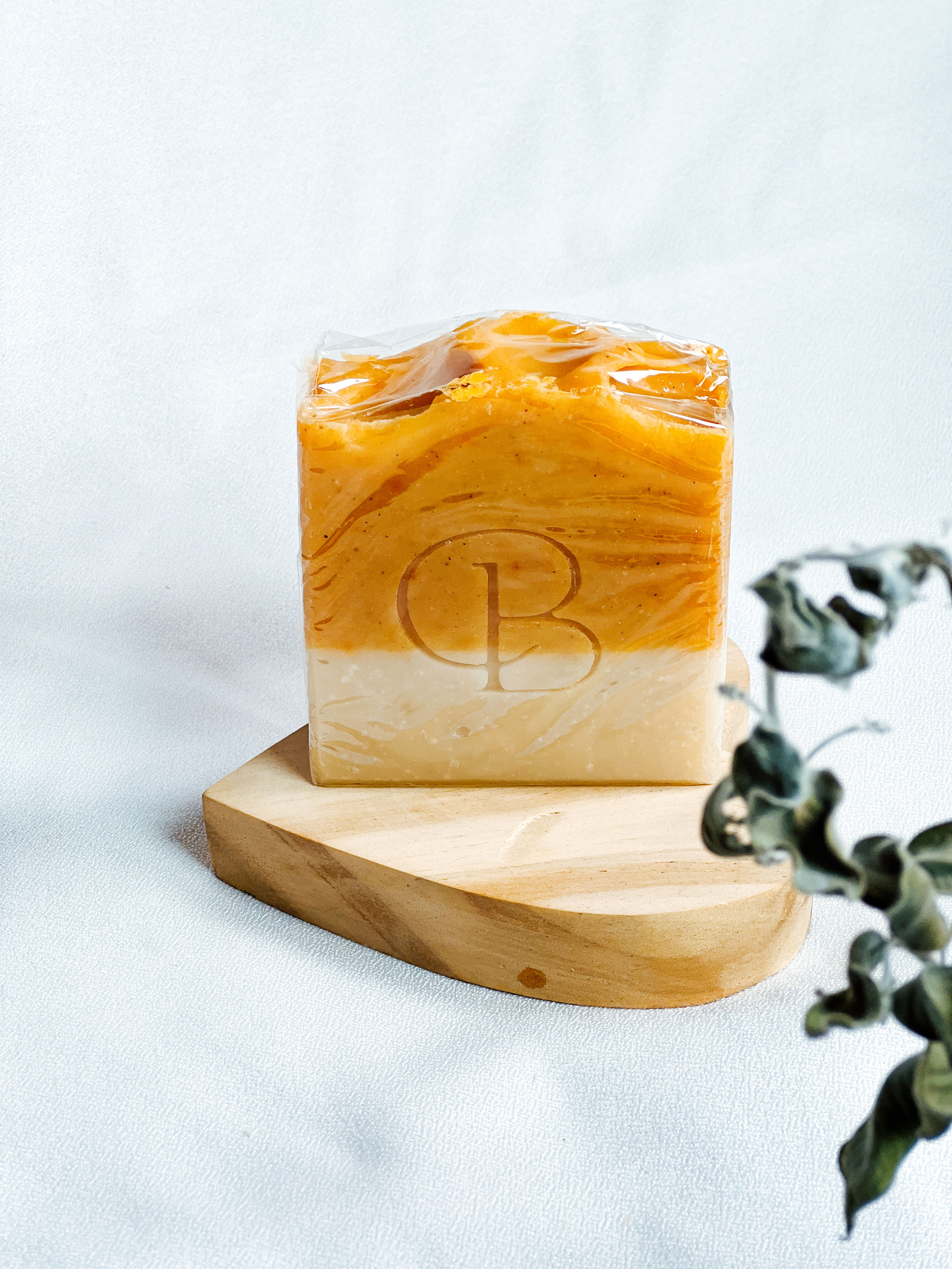 Sabonete tangerina e cupuaçu