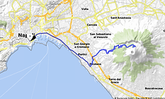Route bike tour "The Climb of the mythical Vesuvius, with irentbike.com