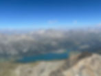 View over the Upper Engadine with Sils on the left, Silvaplana in the middle and the beggining of st Moritz on the right.