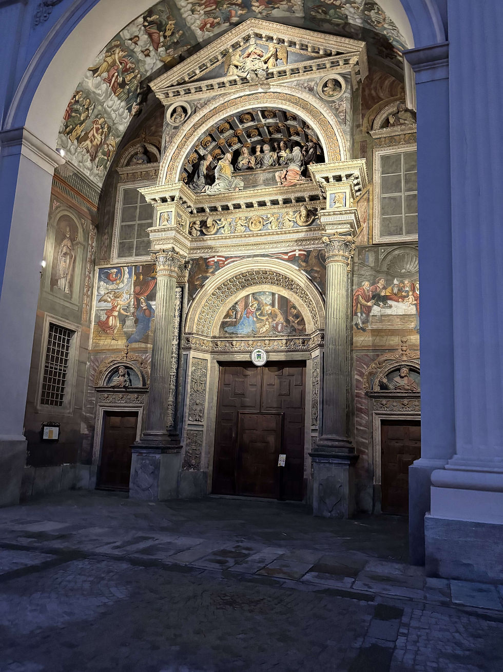 The Entrance of the Aosta Cathedral