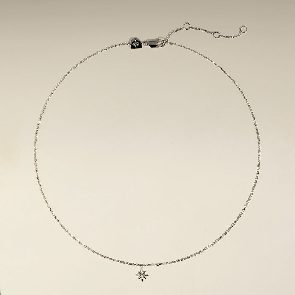 Twilight Star Pendant Necklace in Silver-Astrid &amp; Miyu