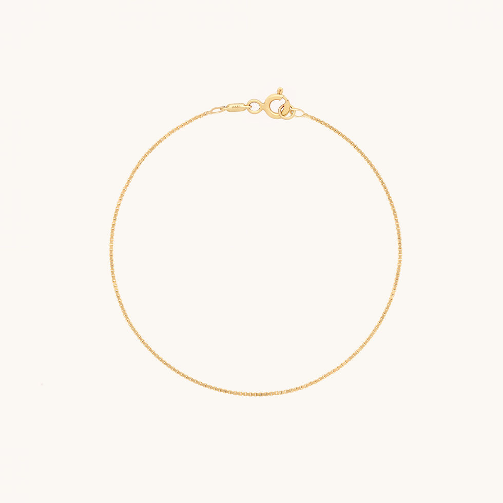 Miniatura: Shoreditch Chain Bracelet in Solid Gold-Astrid &amp; Miyu