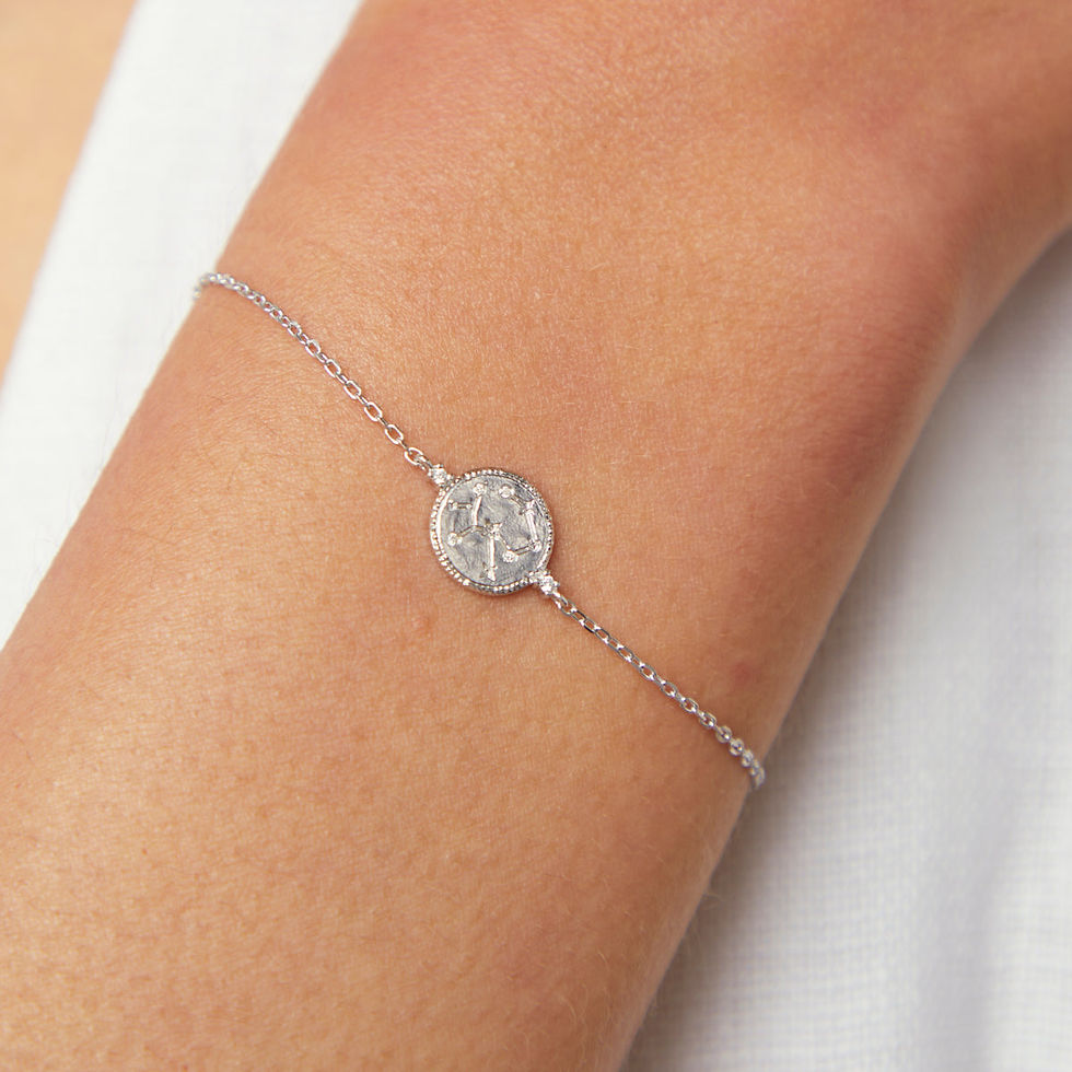 Bracelets - Sagittarius Zodiac Bracelet in Silver - Zodiac - Astrid &amp; Miyu