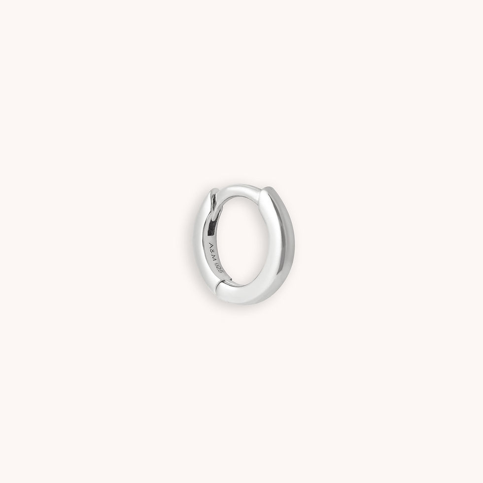 Essential 6.5mm Hoop in Silver