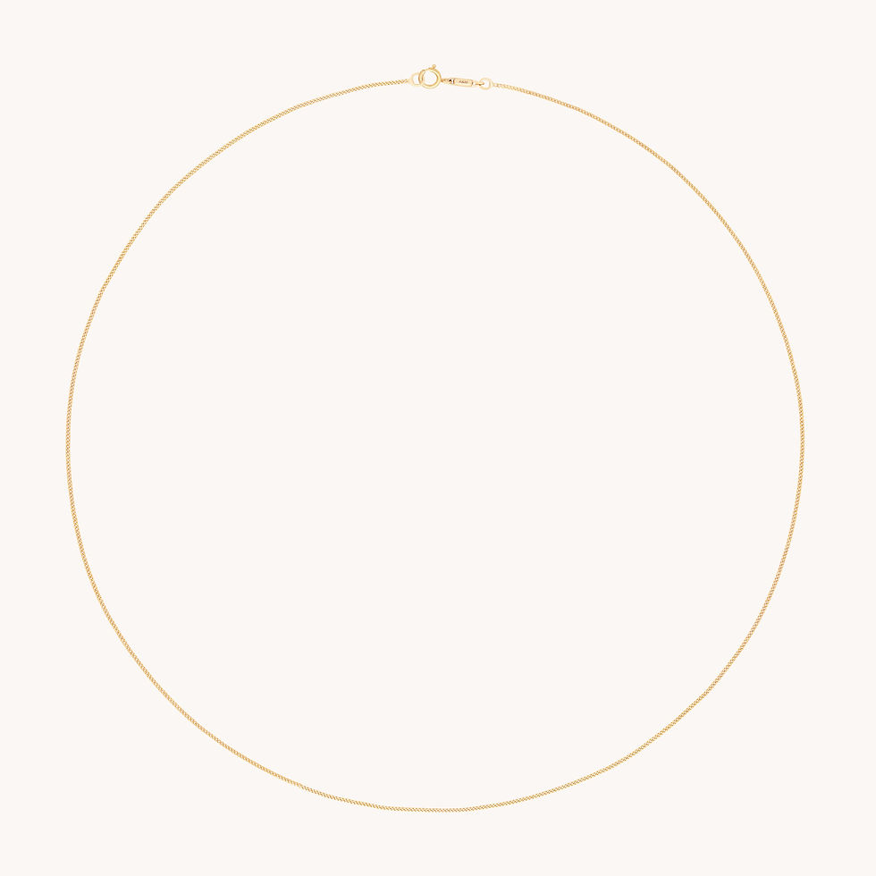 Miniatura: Miyu Chain Necklace in Solid Gold-Astrid &amp; Miyu