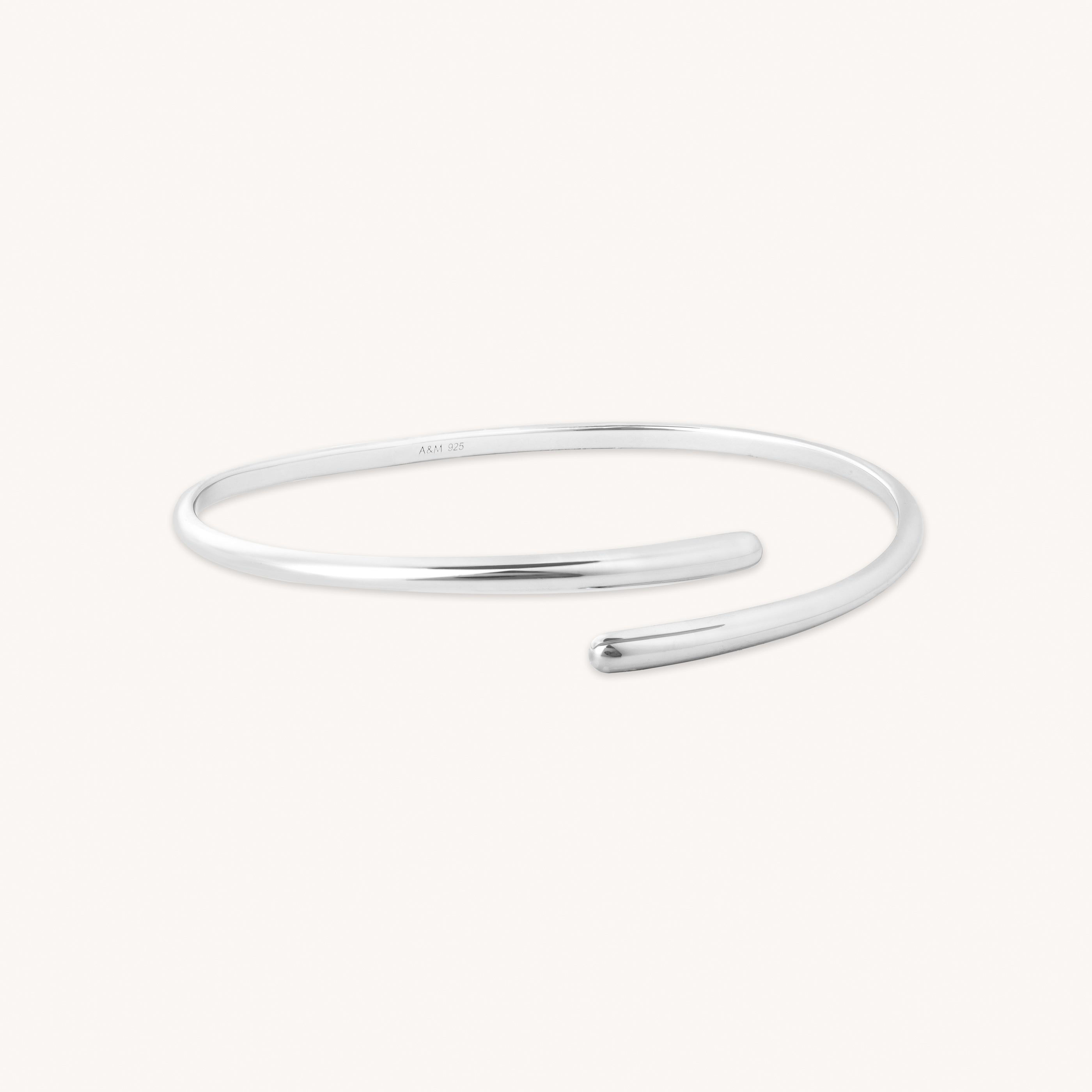 Twist Cuff in Silver