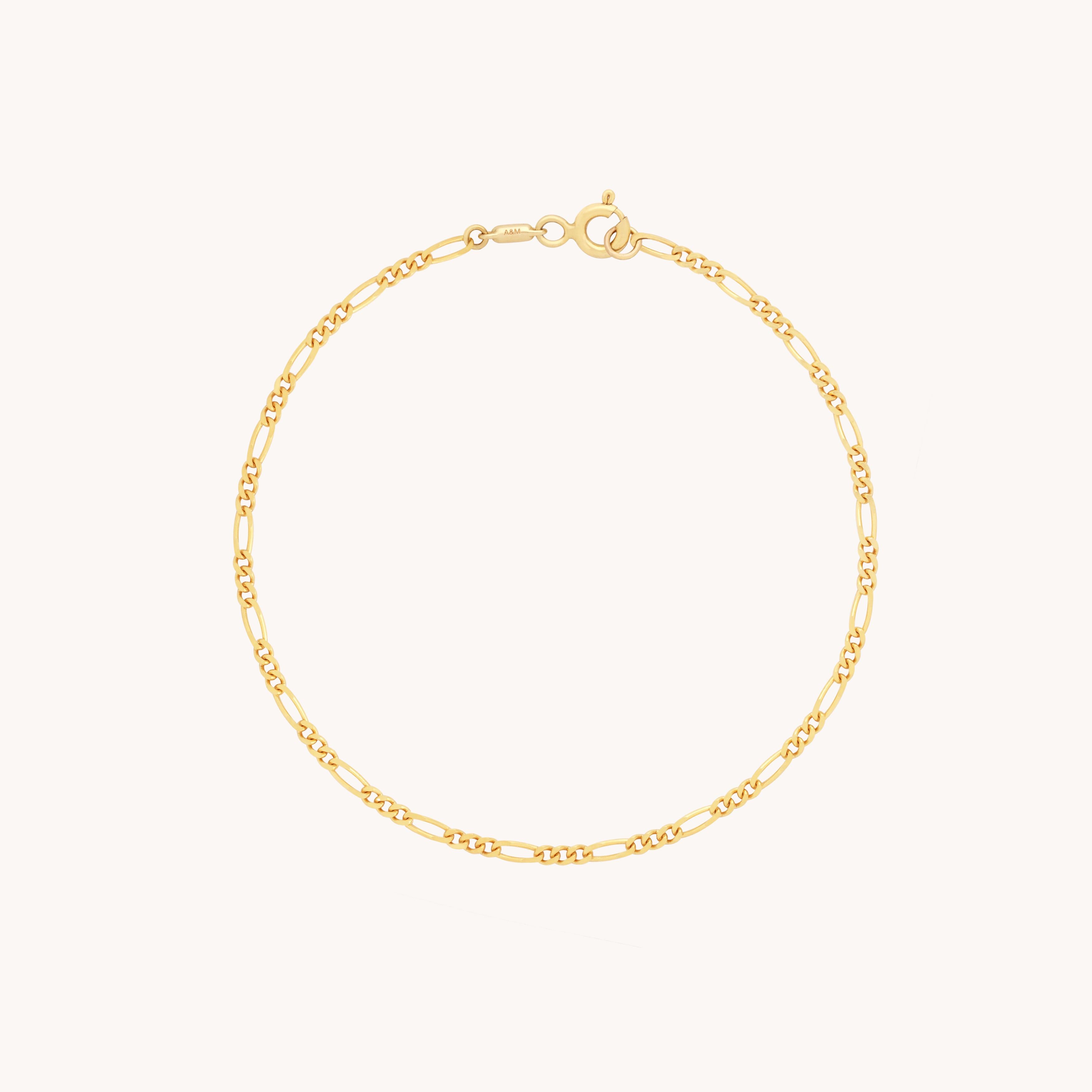 Soho Chain Bracelet in Solid Gold-Astrid &amp; Miyu