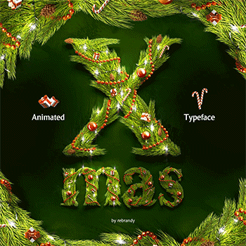 Christmas Animated Typeface