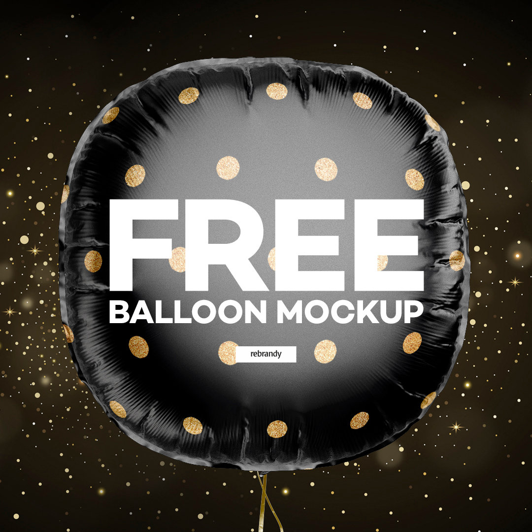 Free Balloon Mockup | Free PSD Mockup Download for Adobe Photoshop by