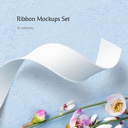Ribbon Mockups Set
