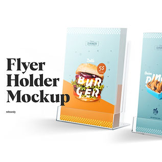 Flyer Holder Mockup