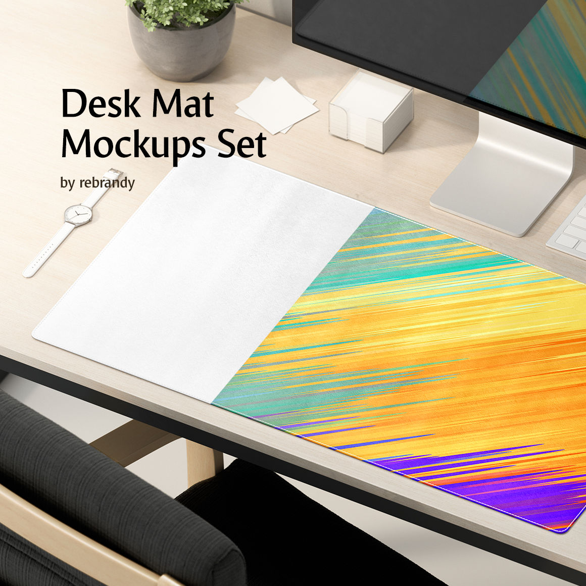 Desk Mat Mockups Set