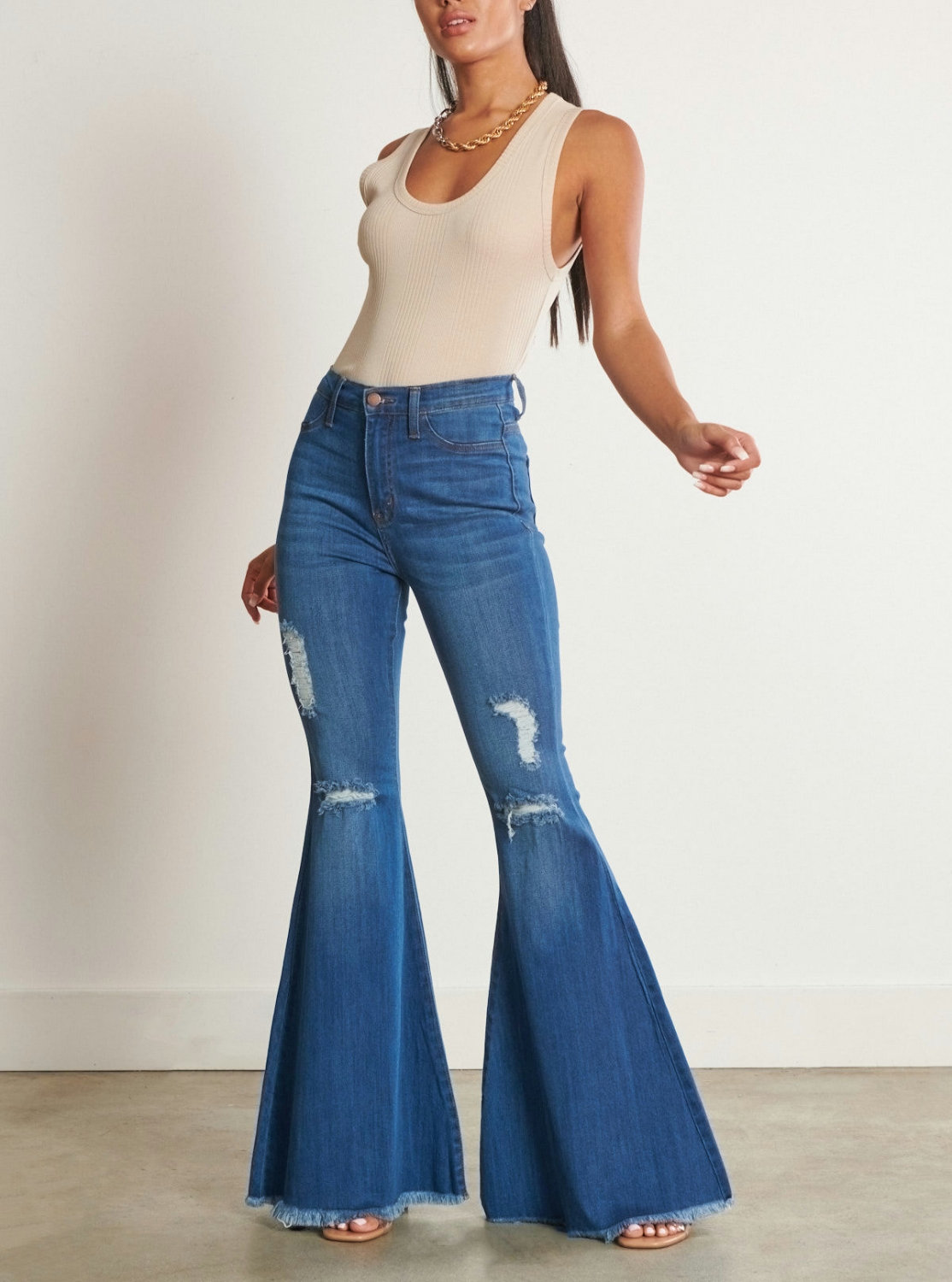 Vibrant Flare Jeans | Ivey Boutique