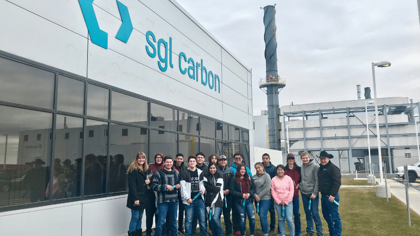 Students touring local business in the Columbia Basin