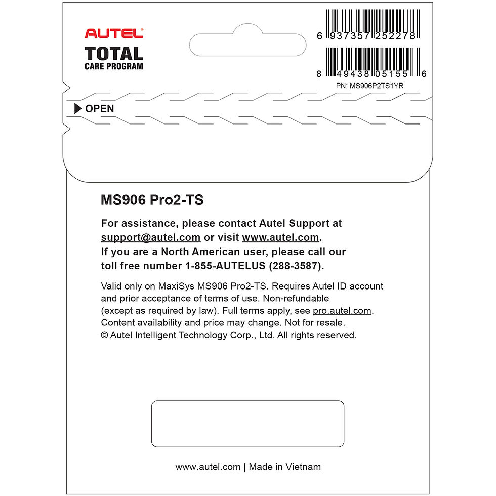 Thumbnail: AUTEL MS906P2TS1YR  TCP CARD FOR MS906PRO2TS