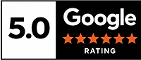 5-star Google rating badge for trusted Oklahoma pest control and termite services.