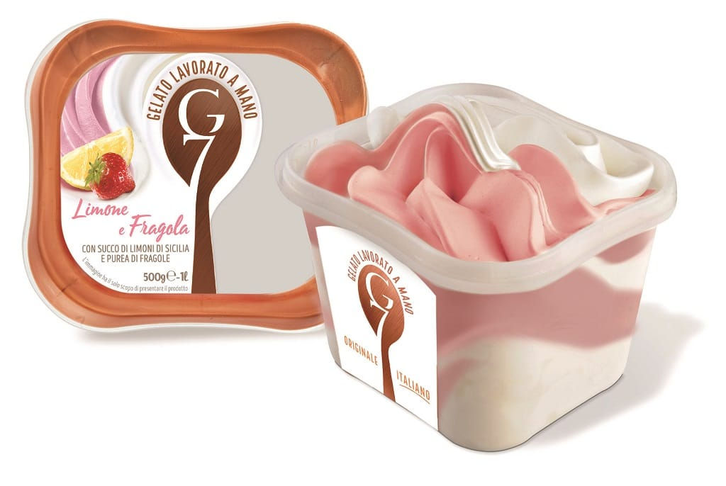Vaschetta Limone e Fragola G7 500gr