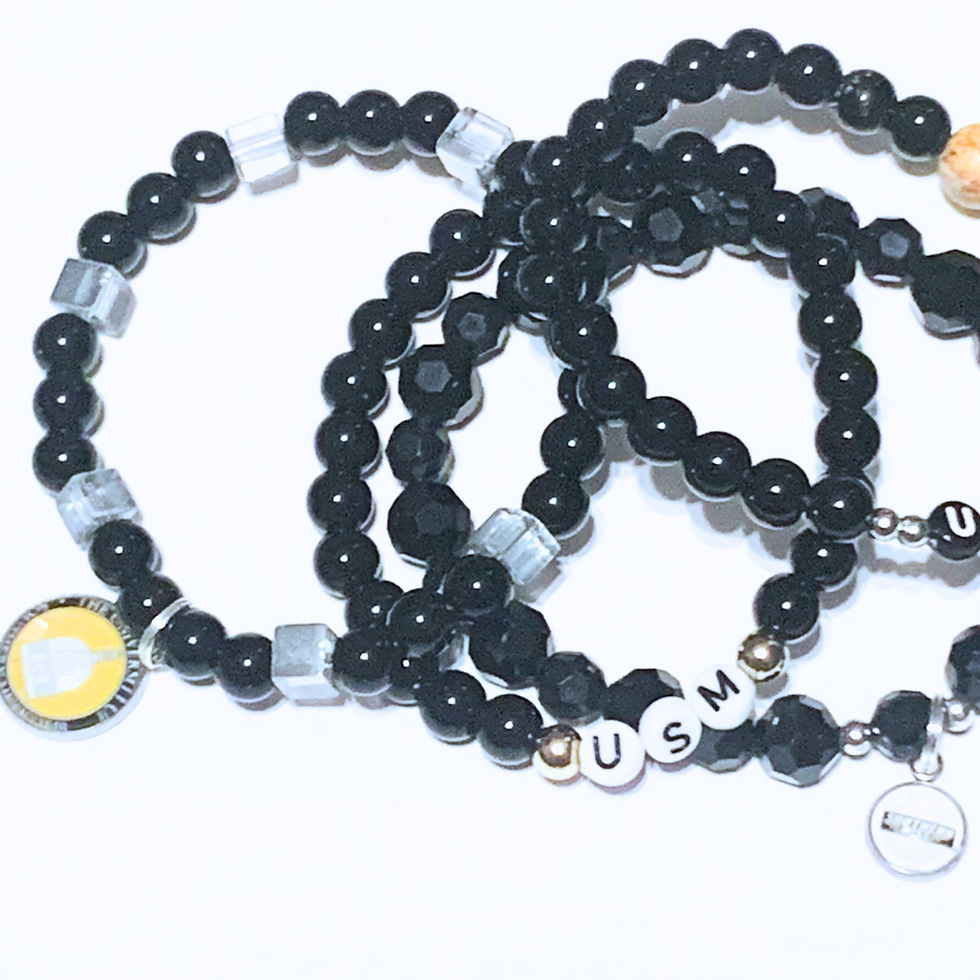 University of Southern Mississippi Beaded Stack